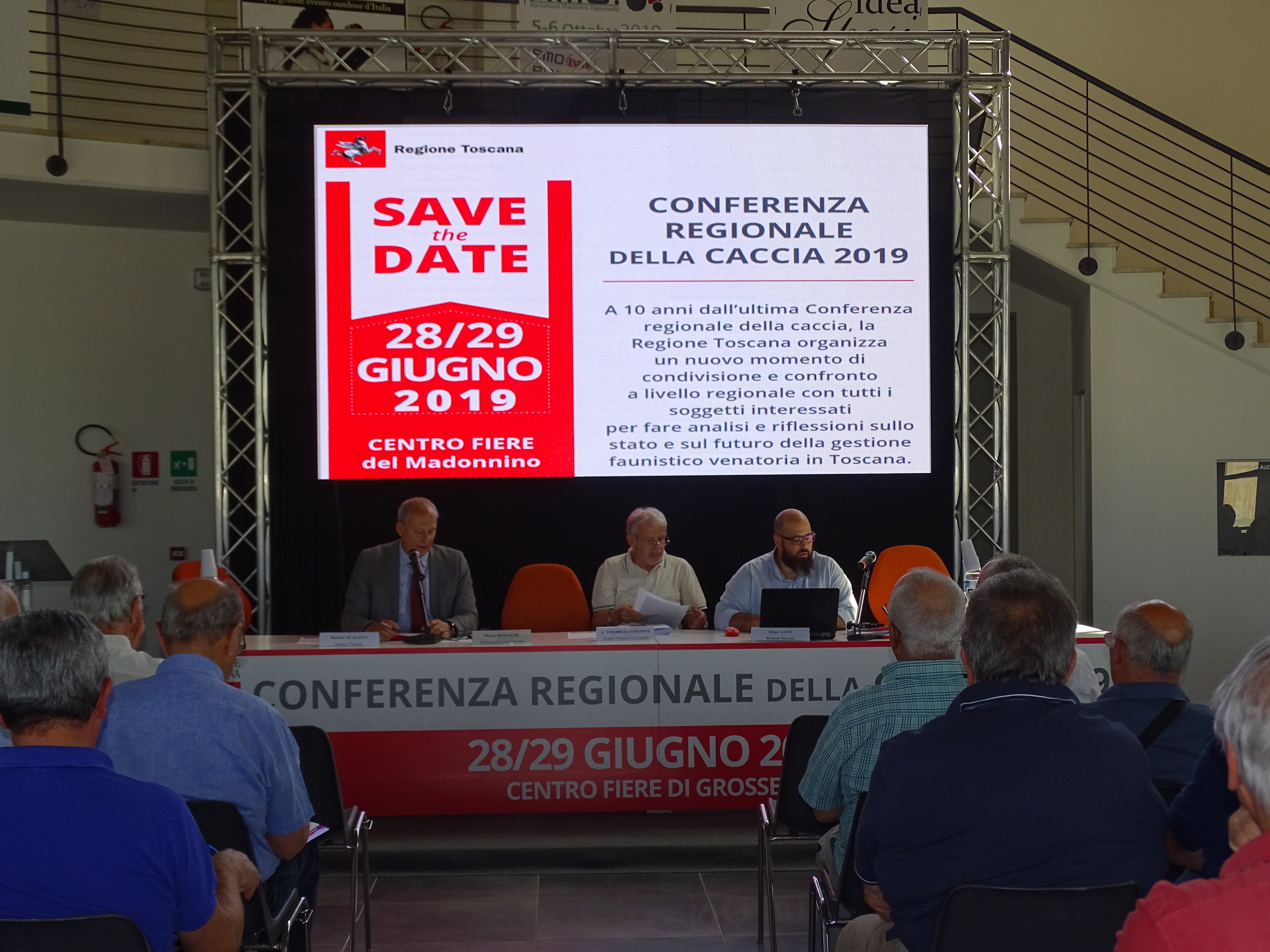 Immagine Caccia, a Grosseto il primo giorno della Conferenza regionale. Remaschi: "Confronto e soluzioni condivise"